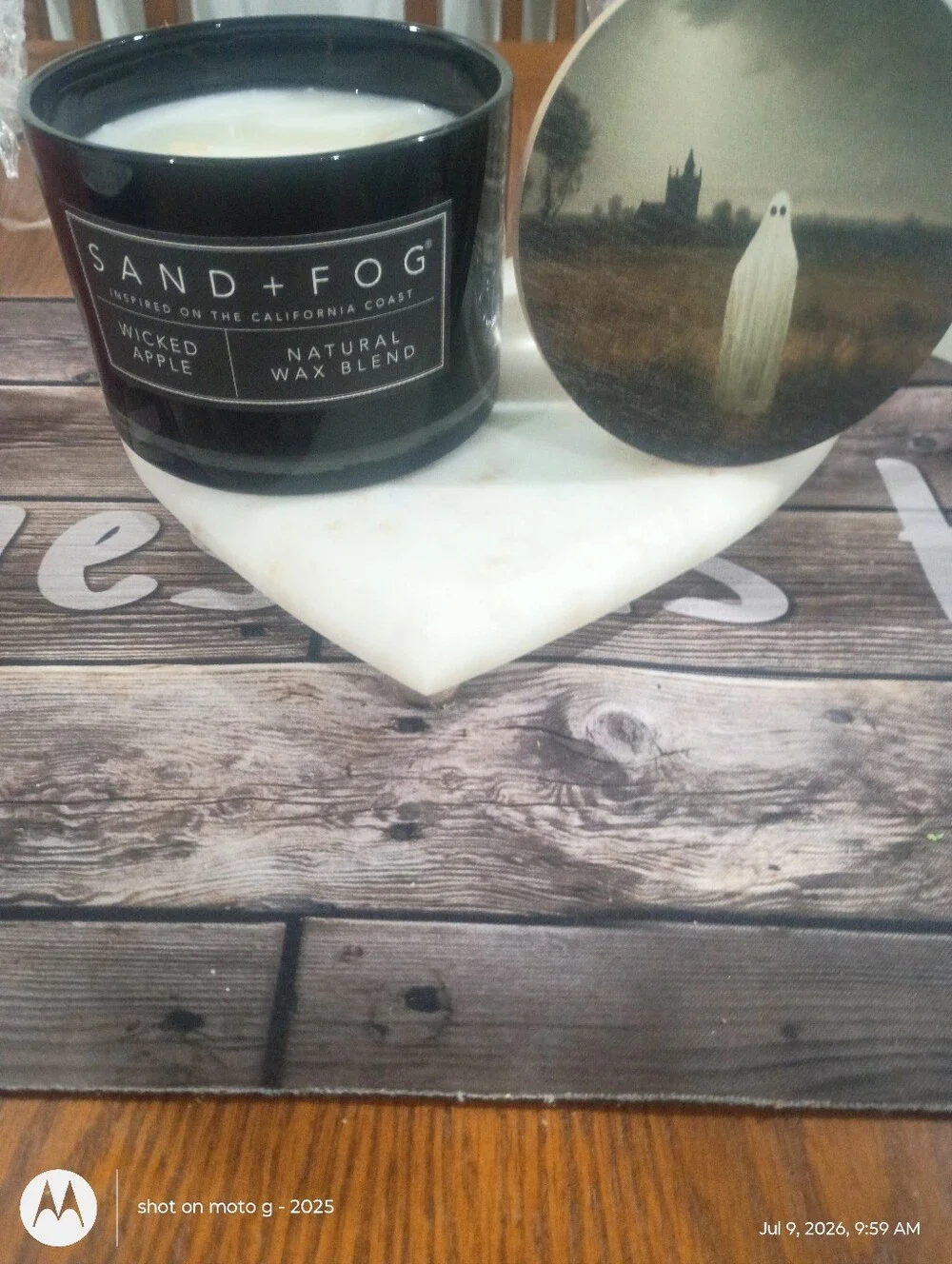 Sand + Fog Halloween 🎃 Ghost Wicked Apple Candle